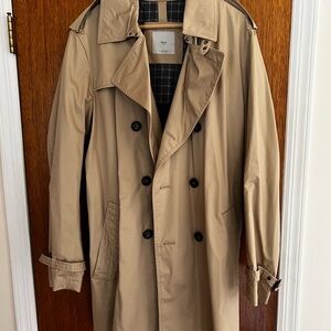 Long trench coat By Mango Man Brand New without tags size Large